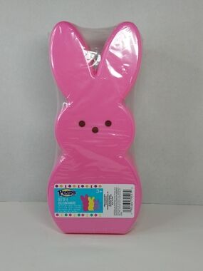 Easter Peeps Plastic Bunny Set of 4 Egg Nesting Containers Decor Collectible